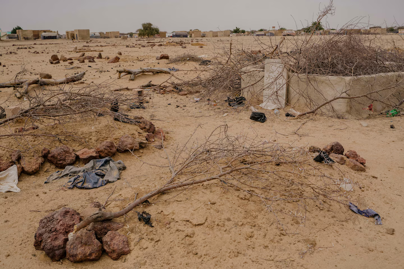 The grave of Ould Bacana in Mauritania